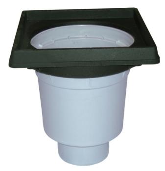 Perfektablaufkörper DN160 senkrecht, Gussrahmen 260x260mm  HL606.1K/5